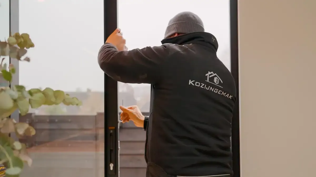 Montage van een aluminium pui door Kozijn Gemak