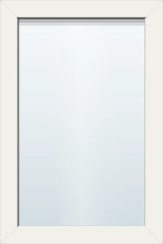 kunststof kozijn met vast glas